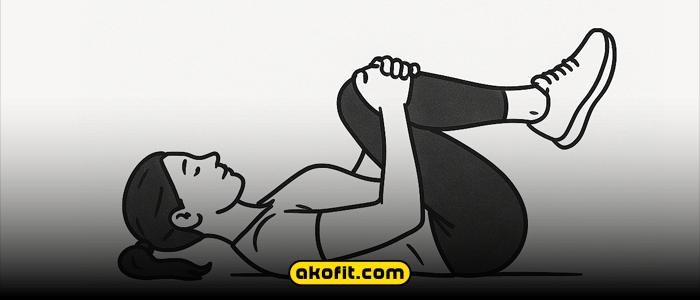 کشش زانو تا سینه (Knee to Chest Stretch)